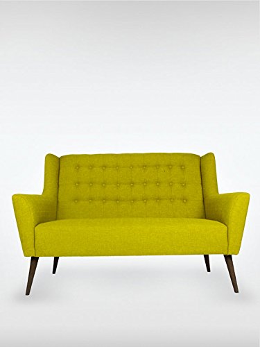 2-Sitzer Vintage Sofa Couch-Garnitur Westhampton pistazien gruen 150 x 73 x 95