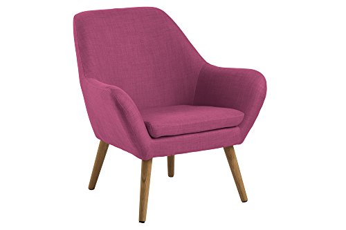 AC Design Furniture 58884 Loungestuhl Lulu, Stoff magenta