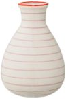 Bloomingville Vase Susie 6,5 x 11 cm rosa gestreift