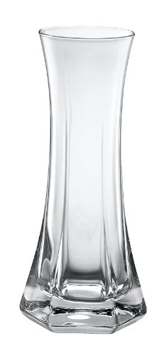 Bormioli Rocco Capitol Vase Einzelblume, Glas, Transparent, 15 cm