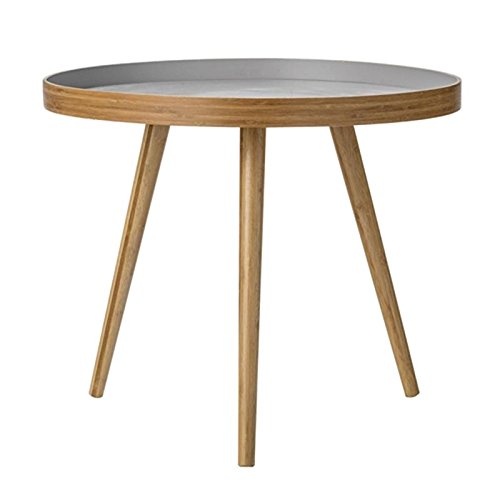Breve Coffee Table, Grey, Bamboo Ø59xH46 cm