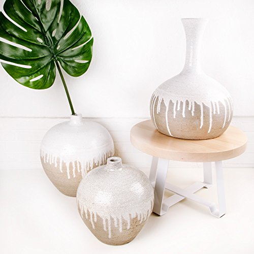 Dekovasen Samos Bodenvase Design Samos Keramik Töpfervase große Vasen Zement / Beton