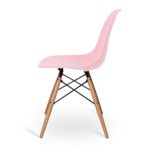 Esszimmerstuhl Wood Style - Light Pink - 48 x cm 55 x cm 83.5 cm - SANTANI MOBILI