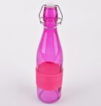 Flasche Deko Fancy Colori Glas 27x7x7cm Tischdeko