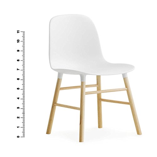 Form Chair Miniature White H: 13,3 x L: 7,9 D: 8,7 cm [W]