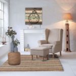 Kasandria® Sessel Marit Beige | Wohnzimmersessel | Polstersessel | Ohrensessel | schöner wohnen