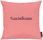 Kissenhülle für Auserwählte! Sofakissen Motiv Typotext "Kuschelkissen"