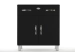 Kommode Malibu 5127 mit 2 Türen / 1 Schublade in schwarz Sideboard von Tenzo