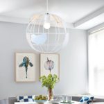 Moderne zeitgenössische schicke Art, Eisen-Kugel-Form-Lampe E27 Deckenleuchte-Kronleuchter-hängende helle Befestigungs-Lampe