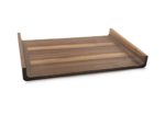 NATUREHOME Holztablett Laptopablage Holz Nussbaum Serie NH-U Größe 52 x 36,5 x 6 cm