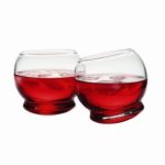 Normann Copenhagen 120800 Wackelglas 4-er Set, Höhe: 8 cm Ø 9 cm, 25 cl