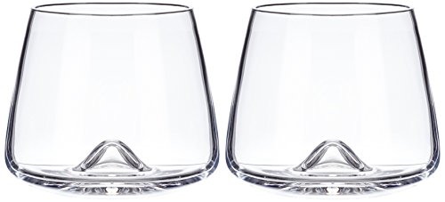 Normann Copenhagen 120910 Whiskeyglas 2-er Set, Höhe: 8,2 x Durchmesser: 7,3 cm, 30 cl