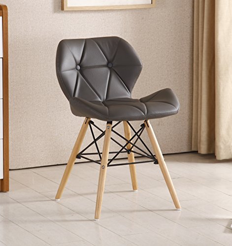 P & N Homewares® Cecilia Eiffel millmead inspiriert Stuhl aus Kunststoff Retro Weiß Schwarz Grau Rot Esszimmerstuhl Büro Stuhl Lounge