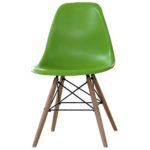 P & N Homewares® Moda Stuhl Kunststoff Retro Esstisch Stühlen Moderne Möbel grün