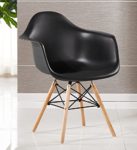 P & N Homewares® Moda Wanne Stuhl Kunststoff Retro Esszimmer Stühle weiß schwarz grau rot gelb grün schwarz