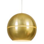 QAZQA Art Deco / Design / Modern / Retro / Esstisch / Esszimmer / Pendelleuchte / Pendellampe / Hängelampe / Lampe / Leuchte Slice 50 Gold / Messing/ 2-flammig / Innenbeleuchtung / Wohnzimmer / Schlaf