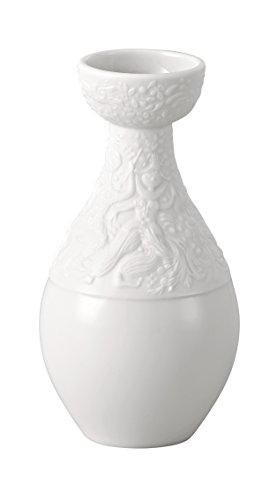 Rosenthal 11260-306500-26011 Miniaturvase "Zauberflöte" aus weißem Porzellan, Höhe 11 cm