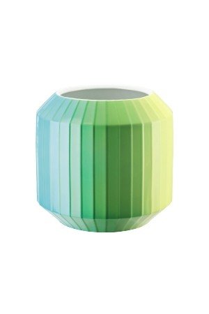 Rosenthal - Hot Spots Lime Flush Vase - Porzellan - grün - gelb - blau Höhe 22 cm