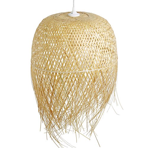 Schlafzimmerlampe Da Nang Lampe Aus Bambus Als Hängelampe