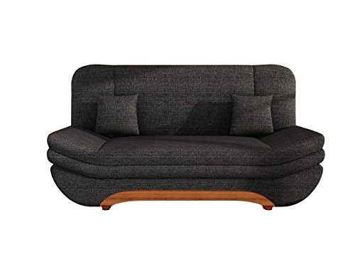 Sofa Weronika Lux mit Bettkasten und Schlaffunktion, Schlafsofa, Große Farb- und Materialauswahl, Couch vom Hersteller, Wohnlandschaft