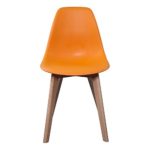 Stuhl skandinavischen Schutzhülle Polypropylen Orange
