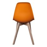 Stuhl skandinavischen Schutzhülle Polypropylen Orange