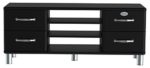 Tenzo 5158-033 Malibu Designer TV-Bank Holz, schwarz, 44 x 134 x 54 cm