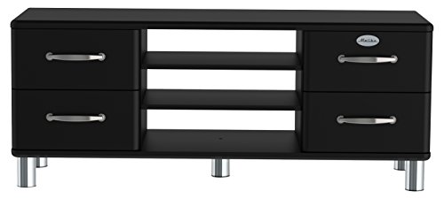 Tenzo 5158-033 Malibu Designer TV-Bank Holz, schwarz, 44 x 134 x 54 cm