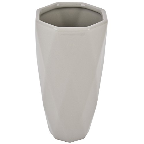 Topf Vase Waben Design Porzellan Blumen Pflanzen