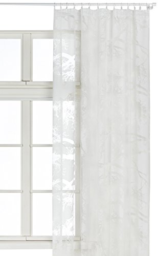Vallila Interior VK100111-24 Vorhang Pinja, 140 x 250 cm, weiß