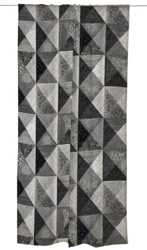 Vallila Interior VS120751-1 Vorhang Sintra, 140 x 240 cm, schwarz / weiß
