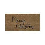 Weihnachtliche Fußmatte Türmatte MERRY CHRISTMAS 80x40cm, H. 1,5cm Bloomingville