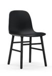 normann COPENHAGEN Form Stuhl Gestell schwarz (Sitz schwarz)