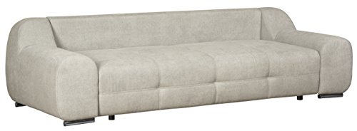 Cavadore 5158 Big Sofa Benderes, 266 x 70 x 102 cm, Kati grau-weiß