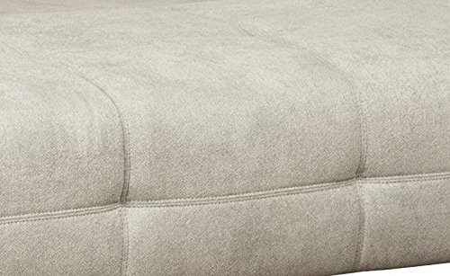 Cavadore 5158 Big Sofa mit Bettfunktion Benderes, 266 x 70 x 102 cm, Kati grau-weiß