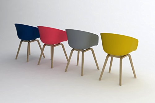 HAY - About a Chair AAC 22 - senfgelb - Eiche geseift - Hee Welling - Design - Esszimmerstuhl - Speisezimmerstuhl