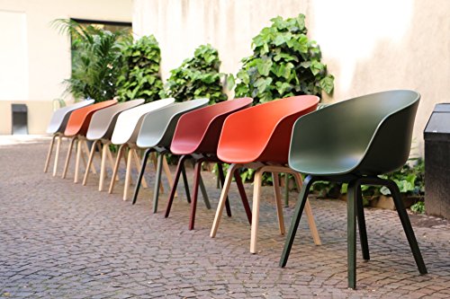 HAY - About a Chair AAC 22 - weiß - Eiche matt lackiert - Hee Welling - Design - Esszimmerstuhl - Küchenstuhl - Speisezimmerstuhl