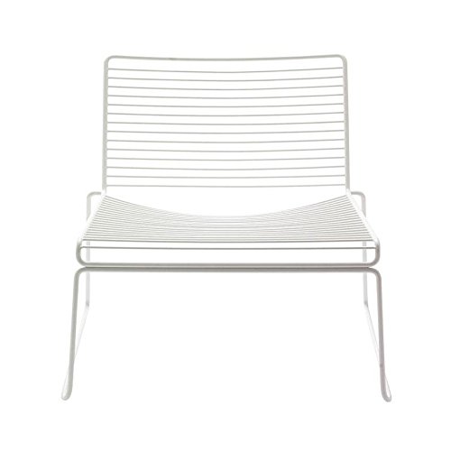 HAY Hee Lounge Stuhl, weiss lackiert 72x67x67cm Sitzhöhe: 37cm für Innen- und Außerbereich geeignet