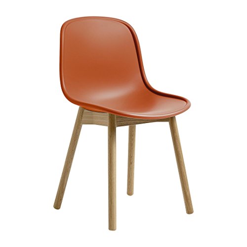 HAY Neu 13 Stuhl, Retourware (neuwertig Einzelstück) - orange matt Gestell massive Eiche matt lackiert inkl. Gleiter