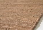 Handweb Teppich Freiberg in Schlamm aus 100% Baumwolle, Größe: 120x170 cm