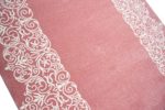 Teppich-Traum Designerteppich Moderner Teppich Wohnzimmerteppich Kurzflor Teppich mit Bordüre Rosa Weiß, Größe 200x290 cm