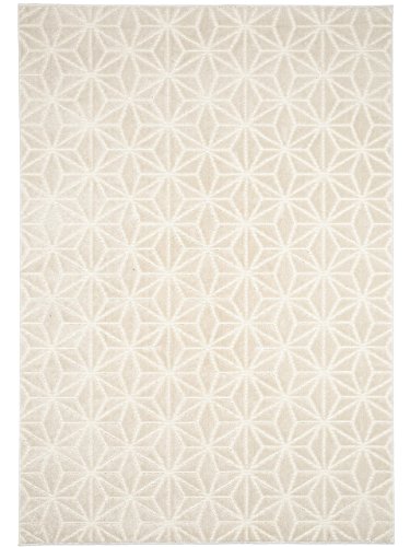 benuta  Moderner Teppich für Wohn- und Schlafzimmer, Kunstfaser, beige, 160 x 230 cm