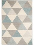 benuta Teppich Pastel Geomet Türkis 80x150 cm | Moderner Teppich für Wohn- und Schlafzimmer