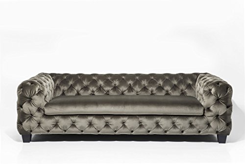 3-Sitzer Chesterfield Sofa My Desire Polsterfarbe: Khaki
