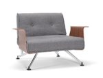 Innovation - Clubber Sessel mit Armlehnen - grau - Charcoal Twist - Per Weiss - Design - Sessel