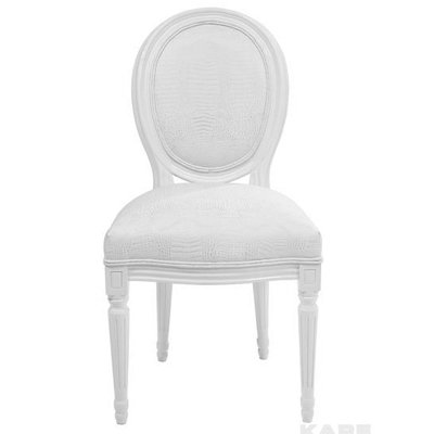 KARE-Design Sessel, Weiß, 93x49x57 cm, Holz, Textil