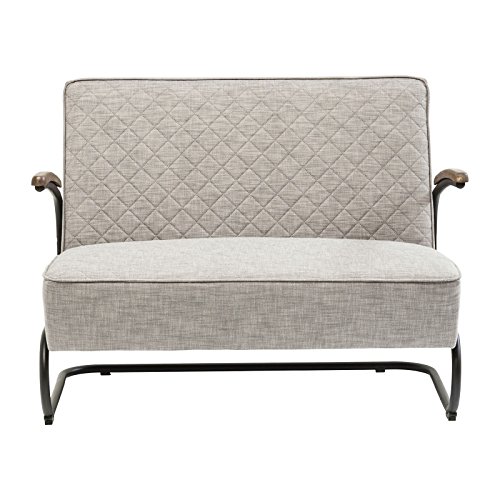 Sofa Retro Grau 2 Sitzer Kare Design