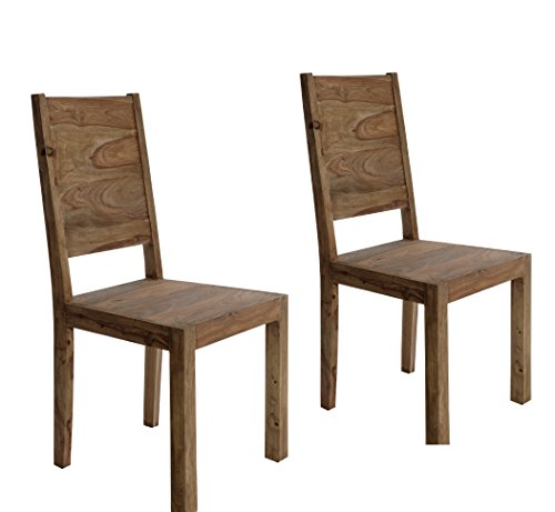 YOGA 6513 Stühle,  2 Stühle, Holz, 45 x 45 x 100 cm, natur