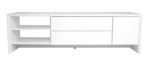 Tenzo 5943-001 Profil Designer TV Bank, 44 x 180 x 47 cm, weiß