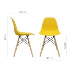 Nordische Stuhl - Stuhl tower One Stuhl Nordic Skandinavien inspiriert Sessel Eames DSW - (wählen Sie Ihre Farbe) gelb